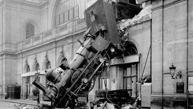 El descarrilamiento de Montparnasse en 1895