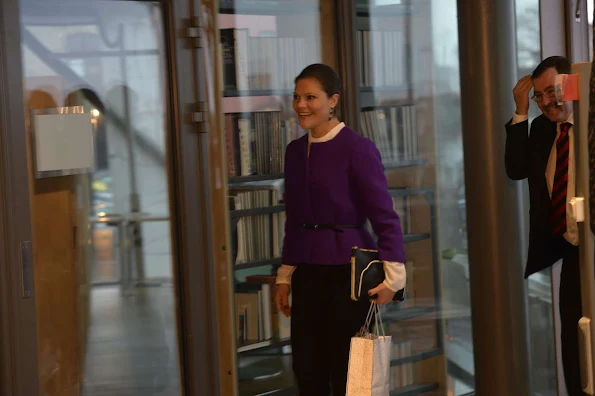 Crown Princess Victoria attended the inauguration of the new Power Plant in Varberg