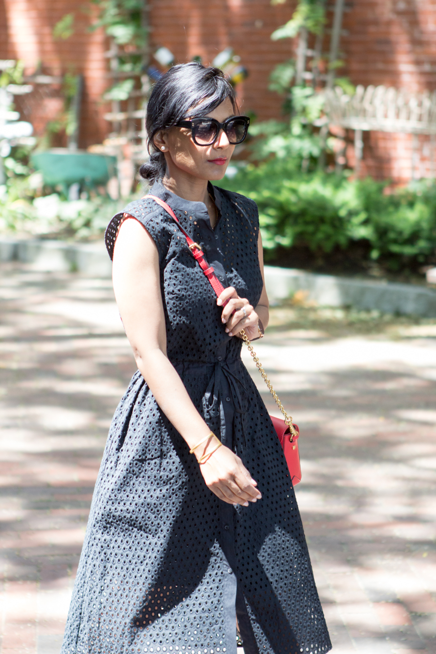 black petite work dress