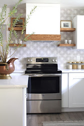 kitchen farmhouse mid century modern room reveal makeover fall challenge diy lifestyle