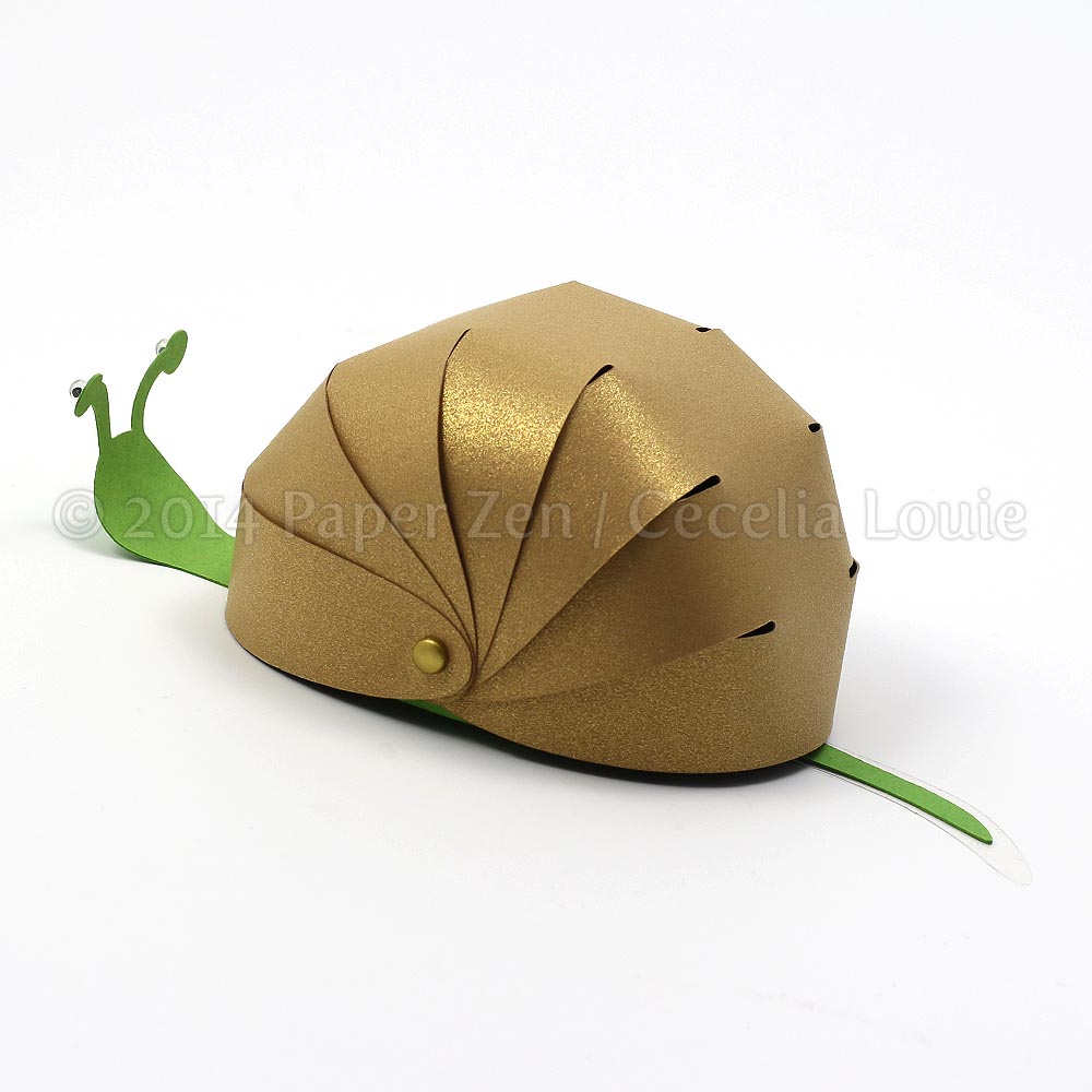 to Paper Zen Cecelia Louie Snail Party Favor Gift Box