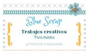 Blue Scrap & Lettering