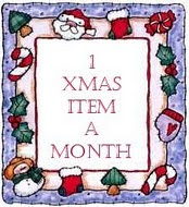 One Xmas Item a Month