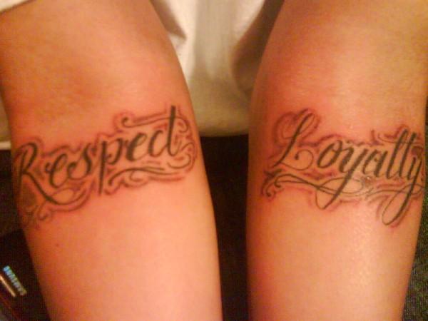Loyalty strength respect  My tattoo arte.SALINAS FINEST 