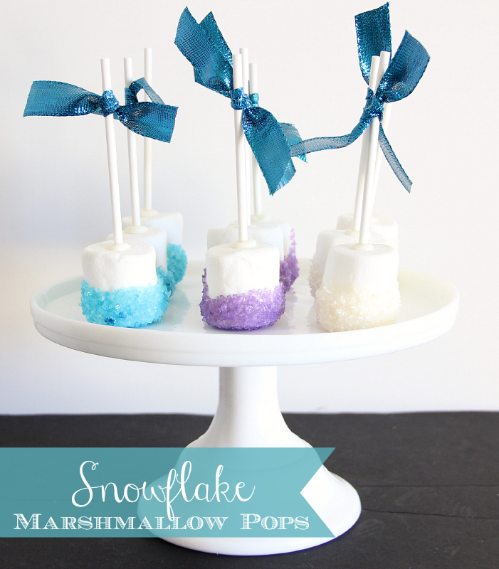 Cómo Hacer Marshmallow Pops para tu Fiesta de Frozen. Oh My Fiesta