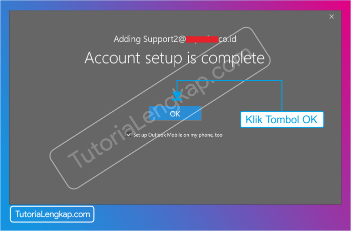 Tutorialengkap 7 Cara setting email pada Microsoft outlook 2019