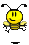 happy busy bee bouncing gif small