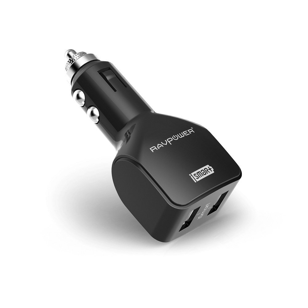 car care [Top Rated Car Charger] RAVPower Dual USB Car Adapter (4.8A