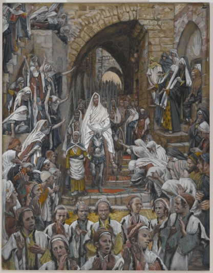 Triumphal entry of Jesus into Jerusalem - James Tissot