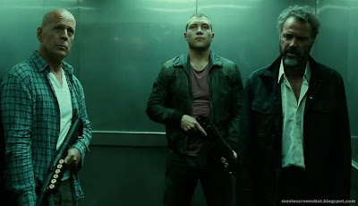 Bruce Willis, Jai Courtney, Sebastian Koch in A Good Day to Die Hard movie image