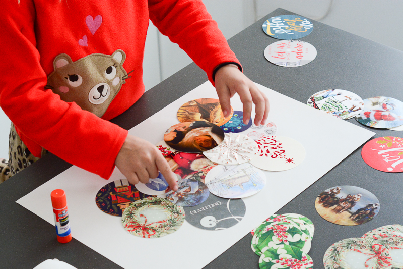 Aesthetic Nest Crafting Holiday Card Placemats DIY