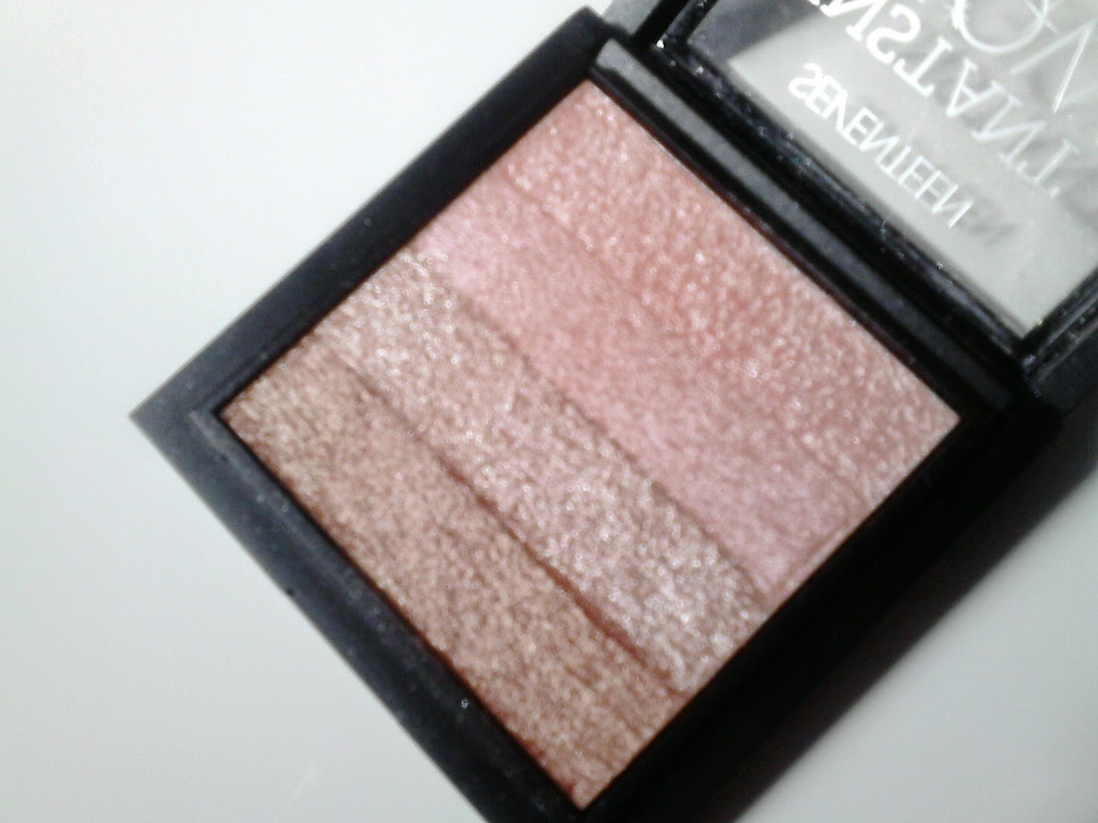 Seventeen Instant Glow Shimmer Brick Pink Bronze