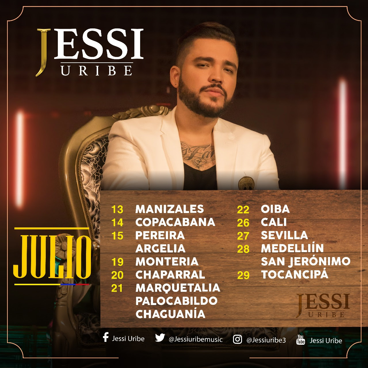 CONTINÚA EL ÉXITO DE JESSI URIBE Y SU GIRA DE CONCIERTOS NACIONALES