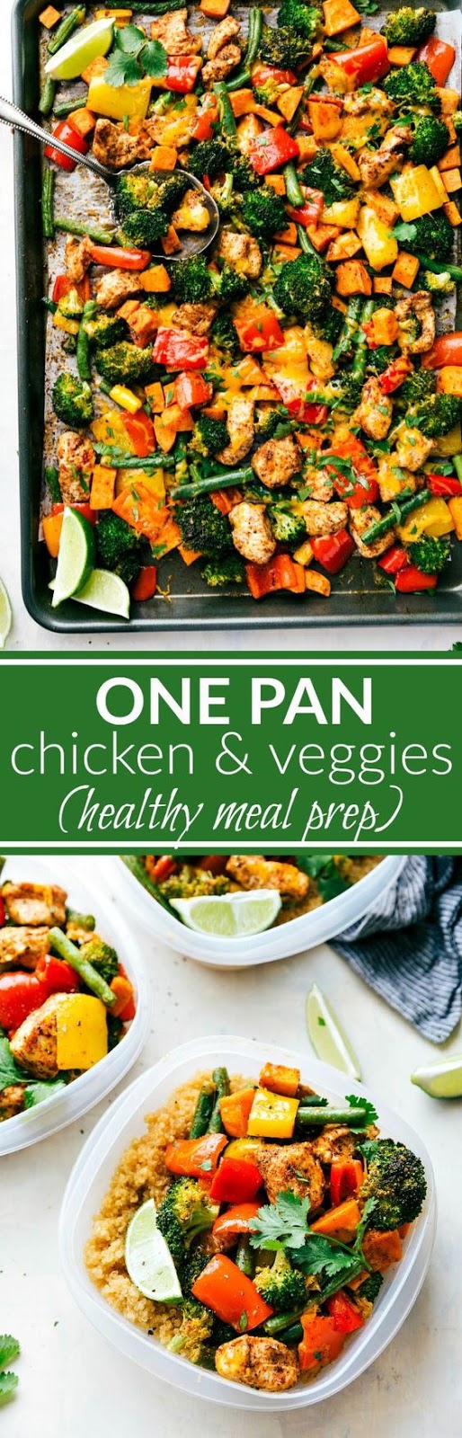 ONE PAN HEALTHY CHICKEN AND VEGGIES