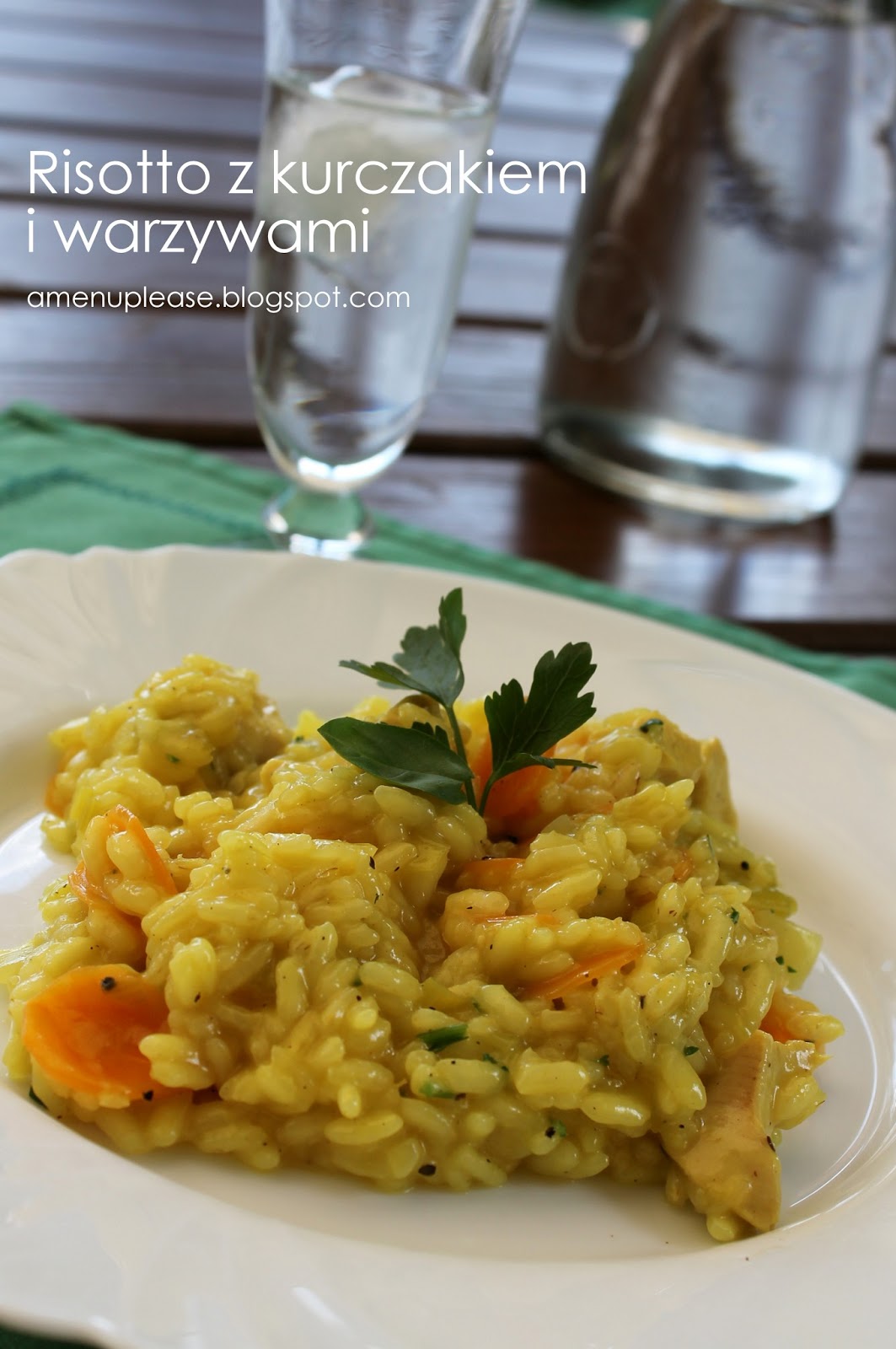 A menu please! Risotto z kurczakiem i warzywami
