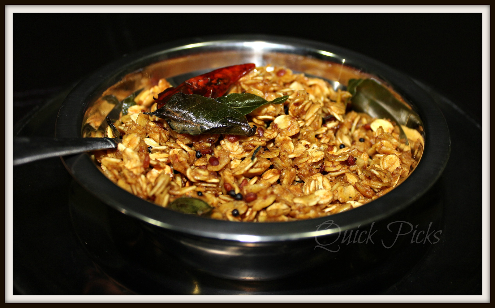 quick picks my cookie blog Oats Puliyodharai and "THE OATS WATER