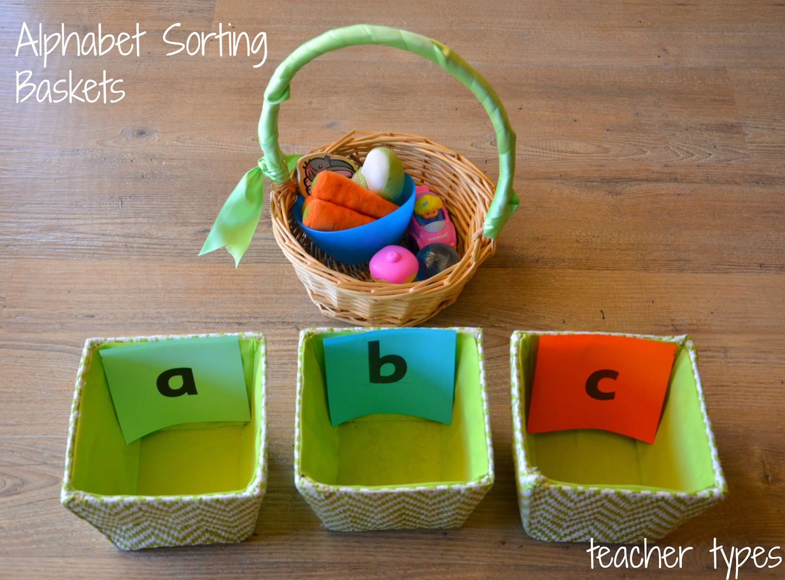 Phonics Treasure Baskets Another Alphabet Post Teacher Types