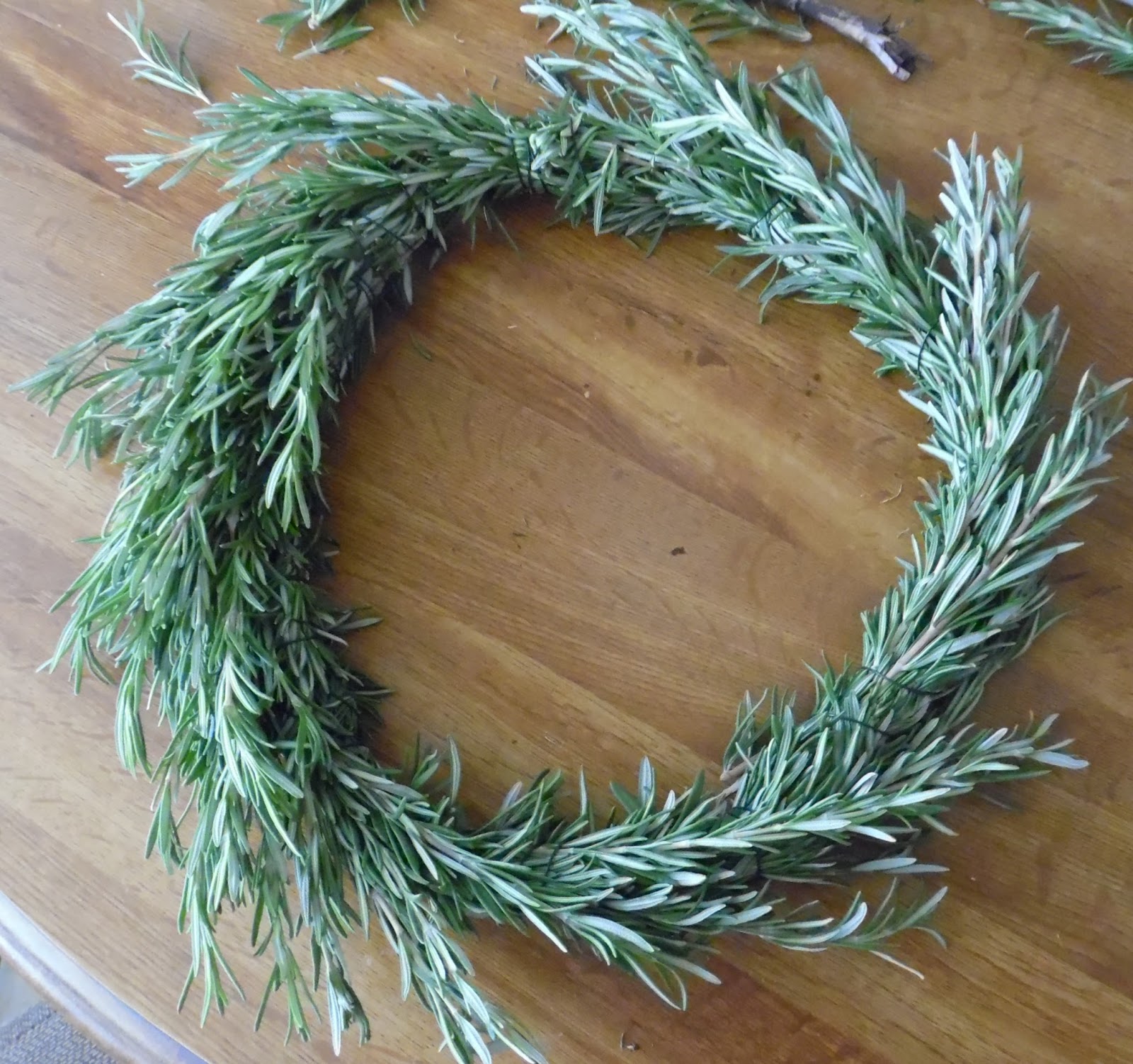 DIY Rosemary Wreath
