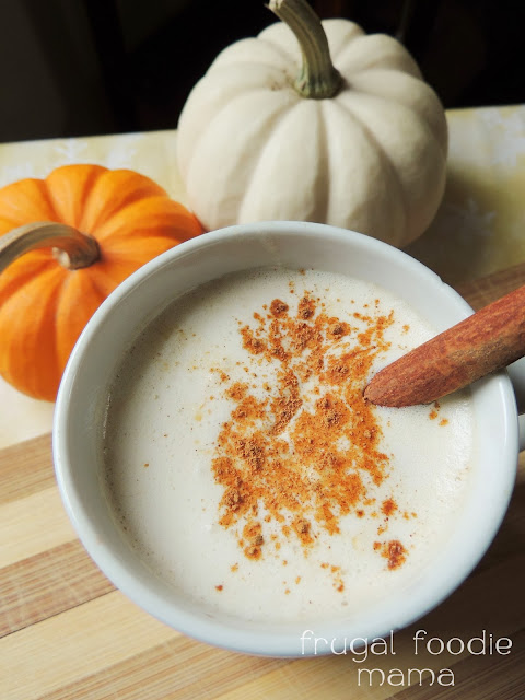 The classic hot buttered rum mix gets a delicious holiday makeover with the addition of pumpkin and chai spices.