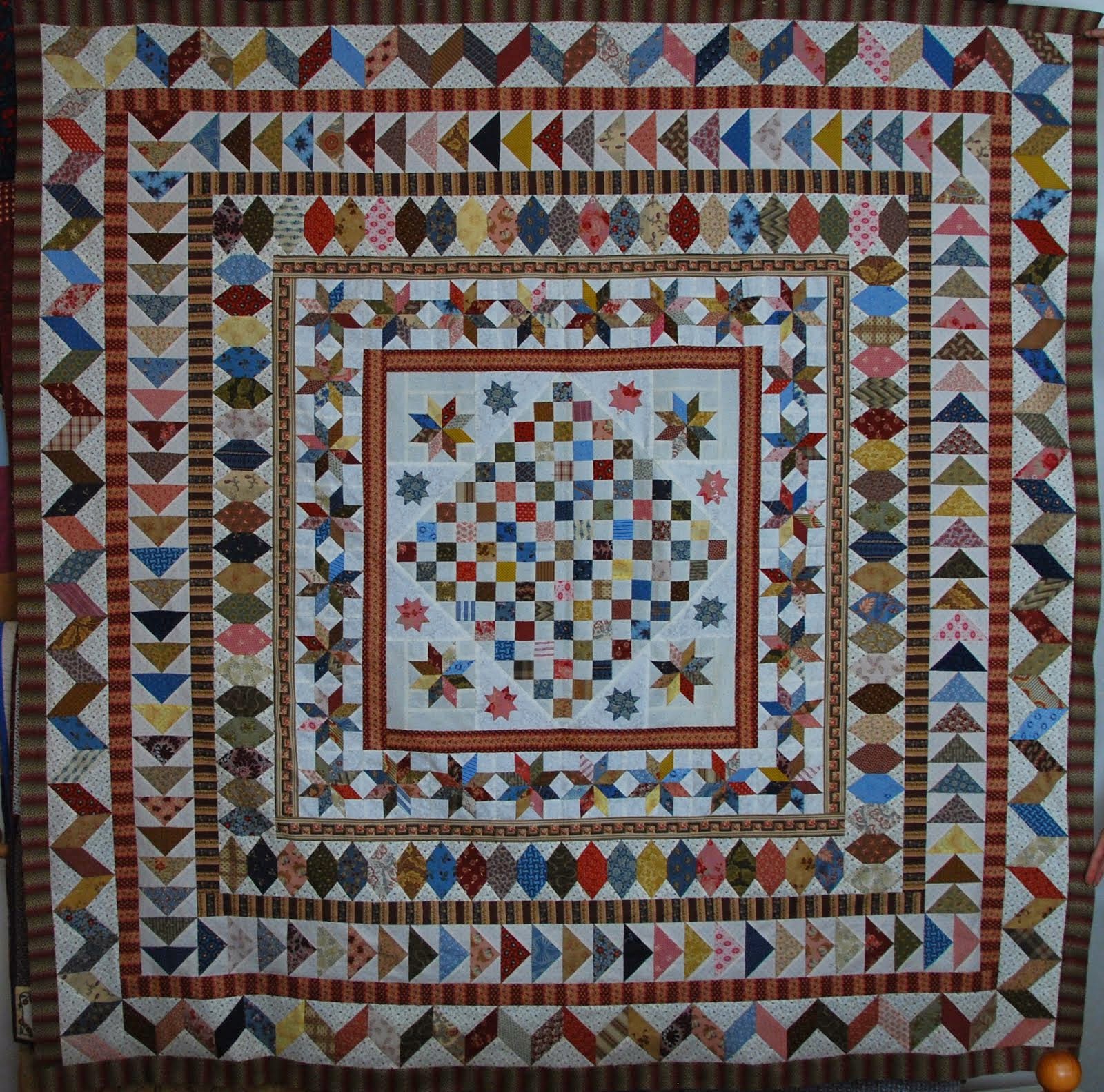Mijn Antieke quilt (patroon Guute)
