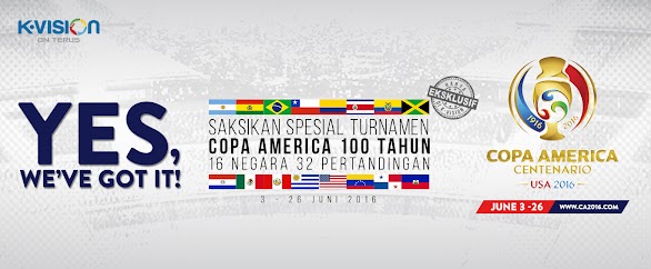 Paket Copa America 2016 K Vision