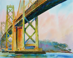 watercolor bridges bridge lobenberg painted built david february