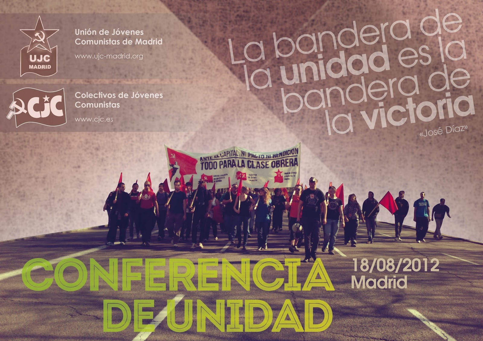 Pravda Estado español La unidad juvenil comunista vuelve a ondear en