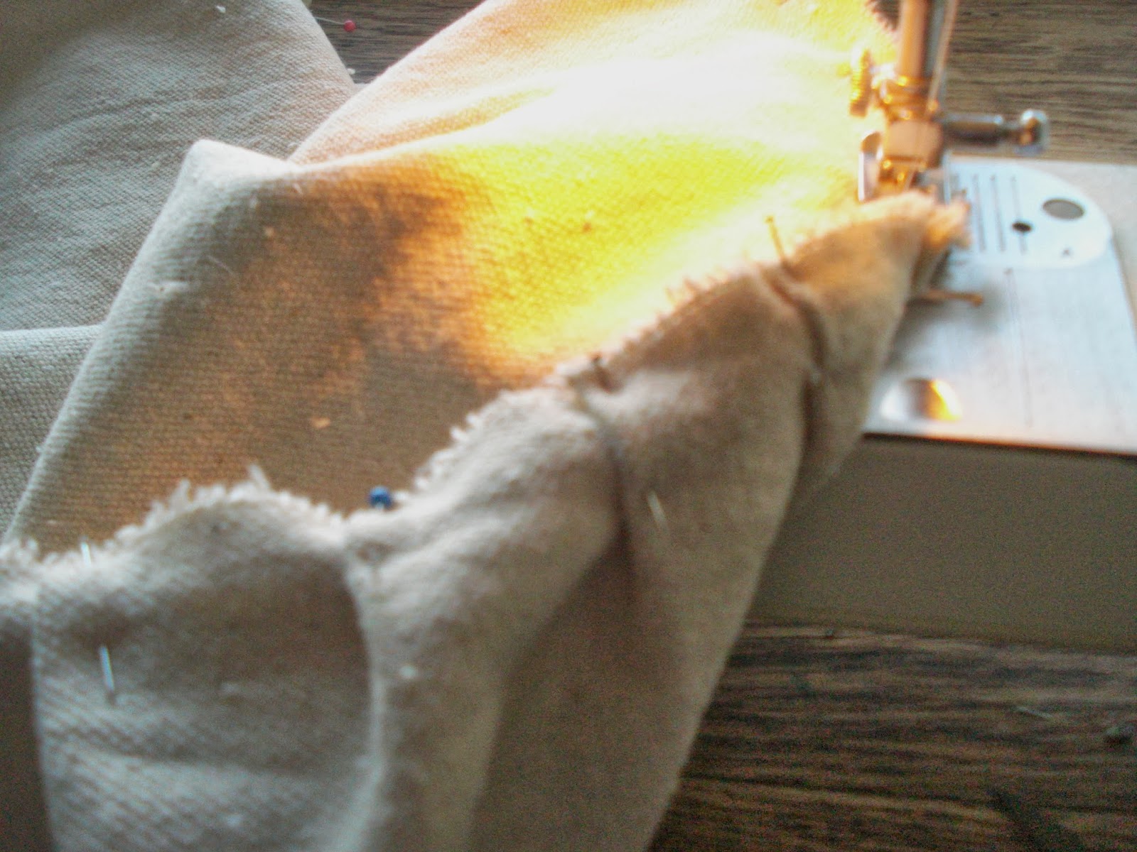 Cricket Acres Studio Winter Slipcover for a Summer Table