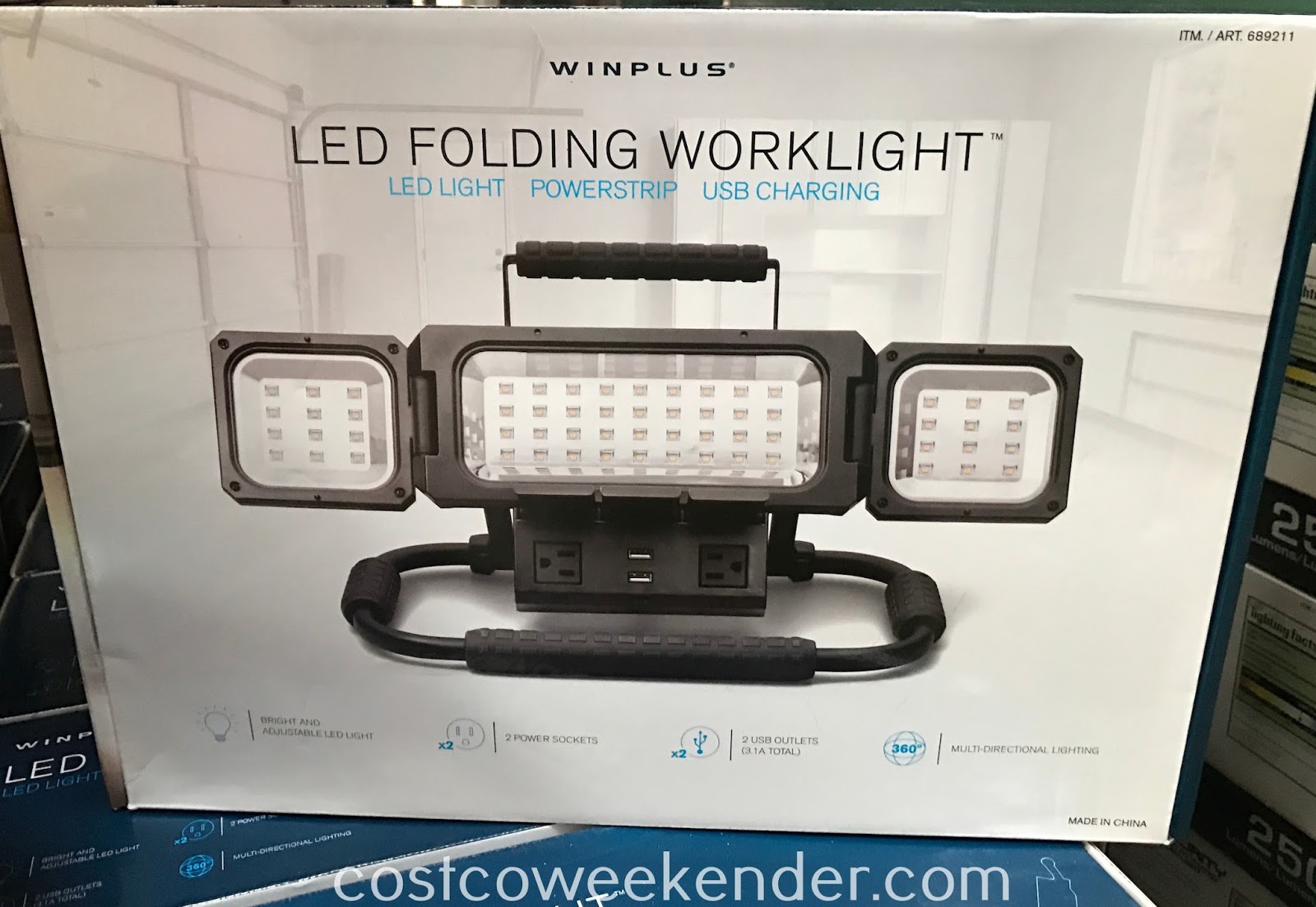 Winplus LED Folding Worklight Costco Weekender