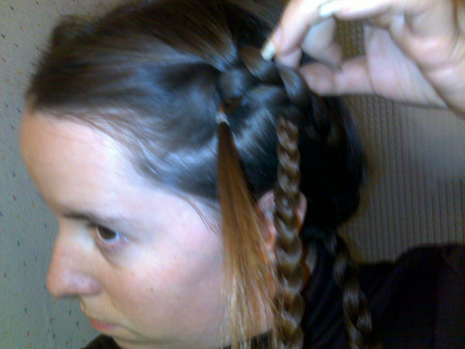 Et un triple A pour ma coiffure du nouvel an, couronne de