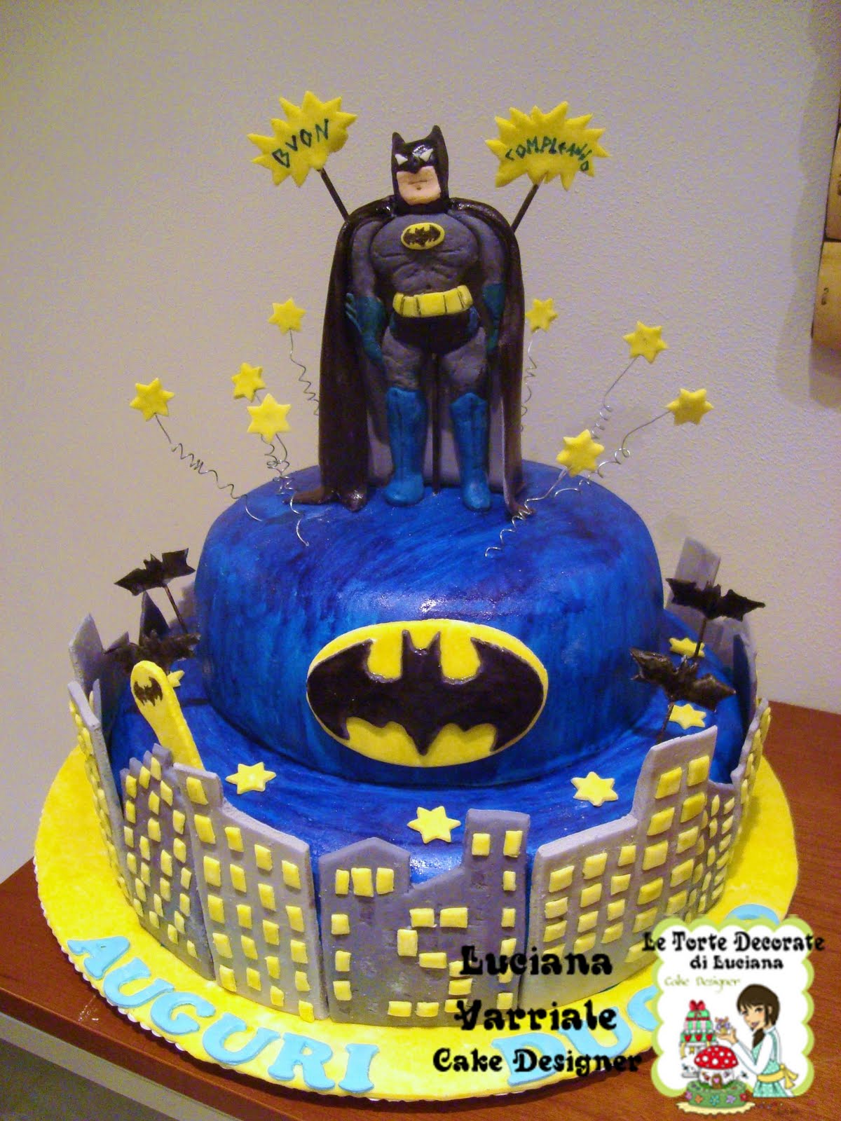 le torte decorate: Torta batman