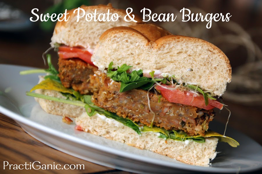 Vegan Sweet Potato & Bean Burge