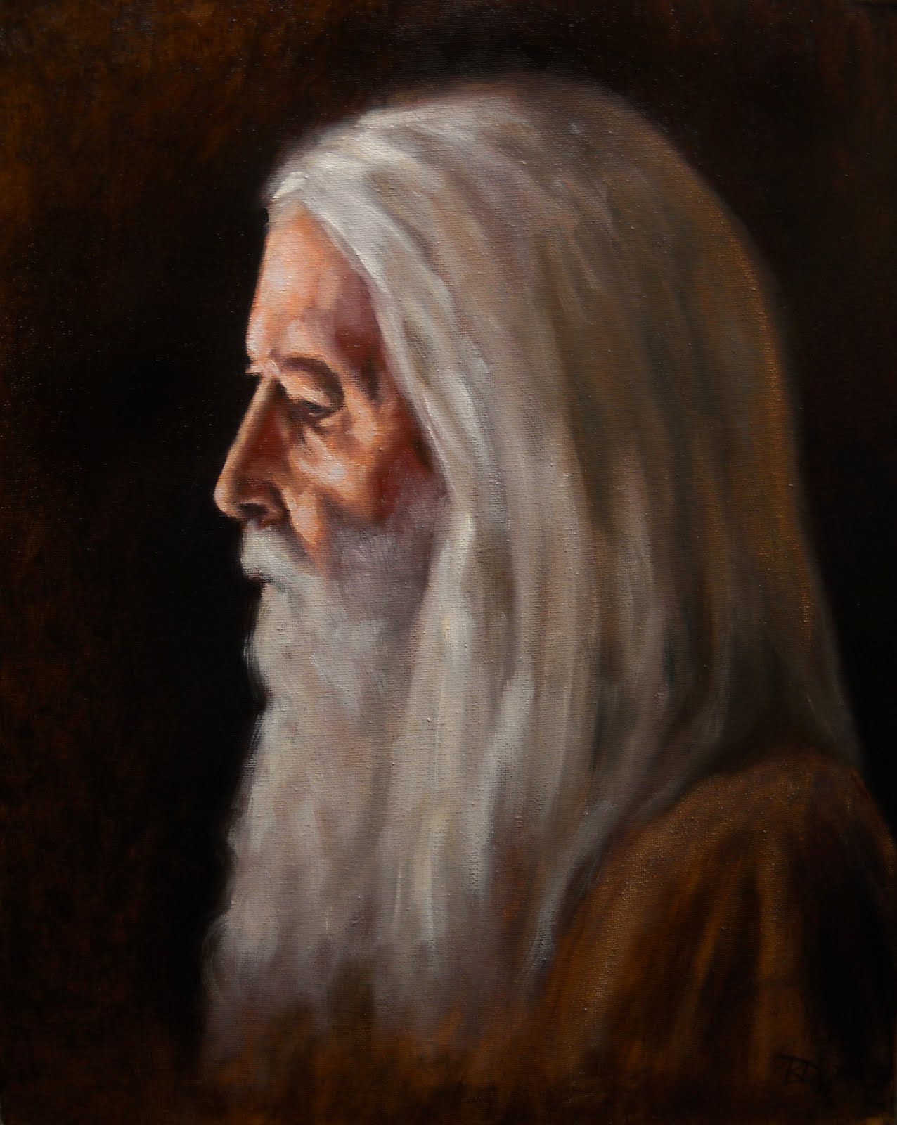 Ryan delgado art the wise old man