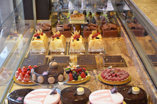 Assorted tarts and cakes