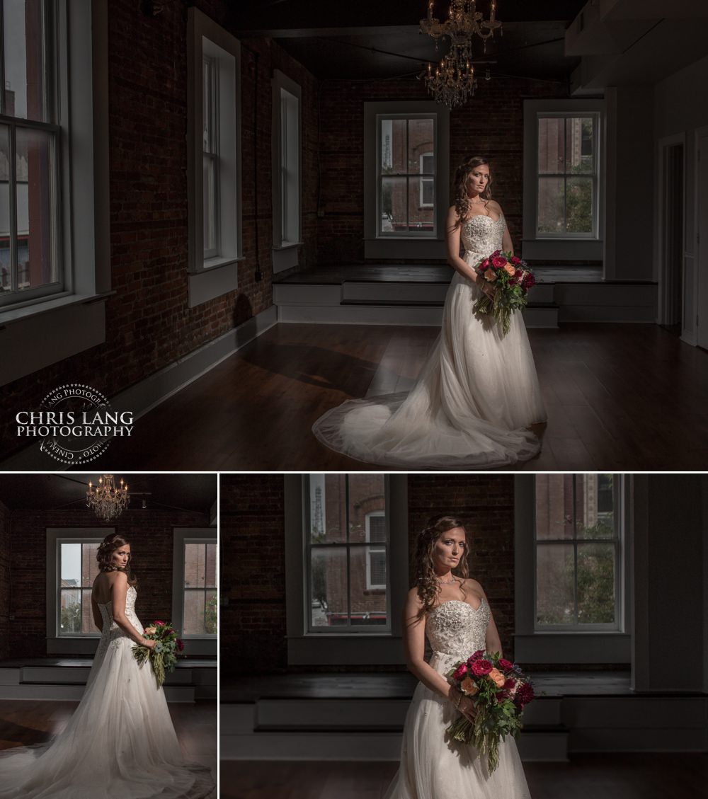 image of bride in Belle Vue bridal suite in Wilmington NC - bride - wedding dress - wedding inspiration -  bridal ideas - Wilmington weddings