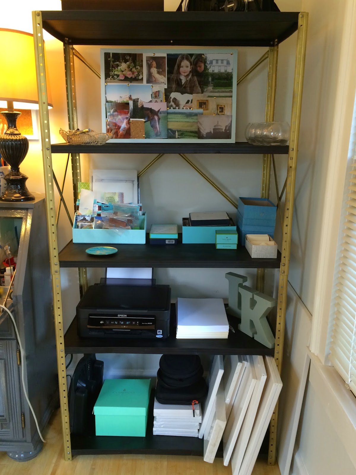 Mel & Liza Garage Chic Cheap Shelving DIY