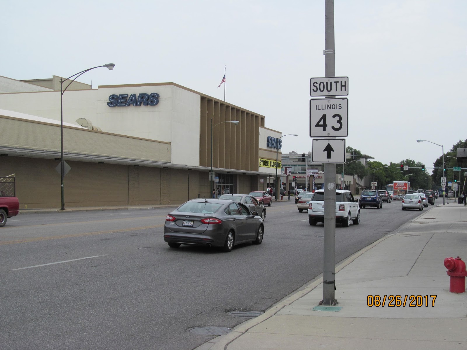 Trip to the Mall Sears Harlem Avenue, Chicago, IL Closing
