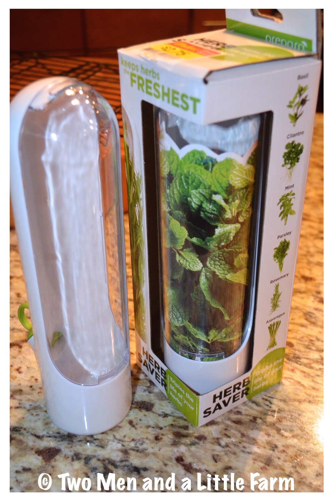 Two Men and a Little Farm HERB SAVER FOR FRESH HERBS