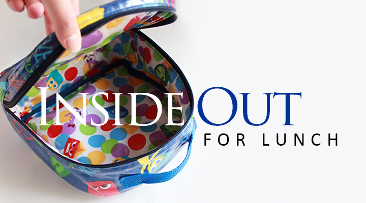 Lunch Box/Bag sewn in Laminated "Inside Out" Cotton | The Inspired Wren