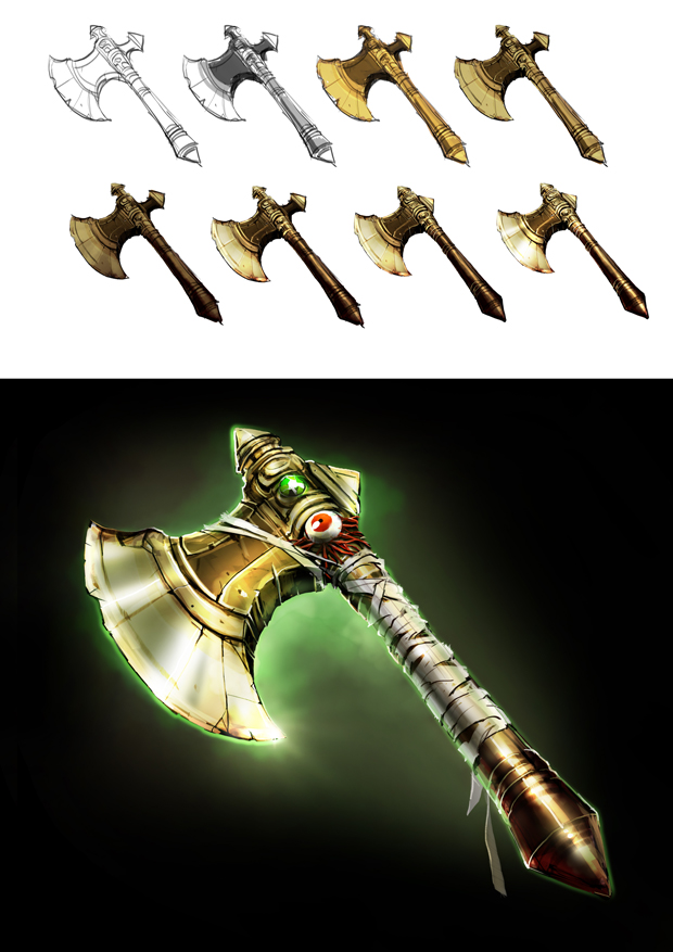 Crabbot Socketed rune axe