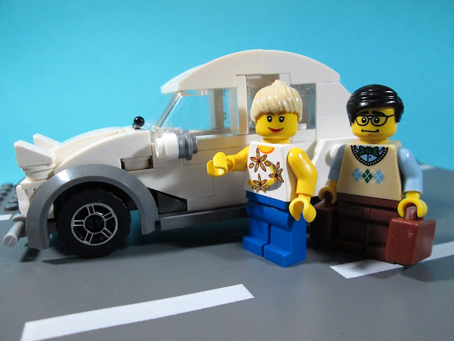 MOC LEGO Viagem no Citroen 2CV Charleston