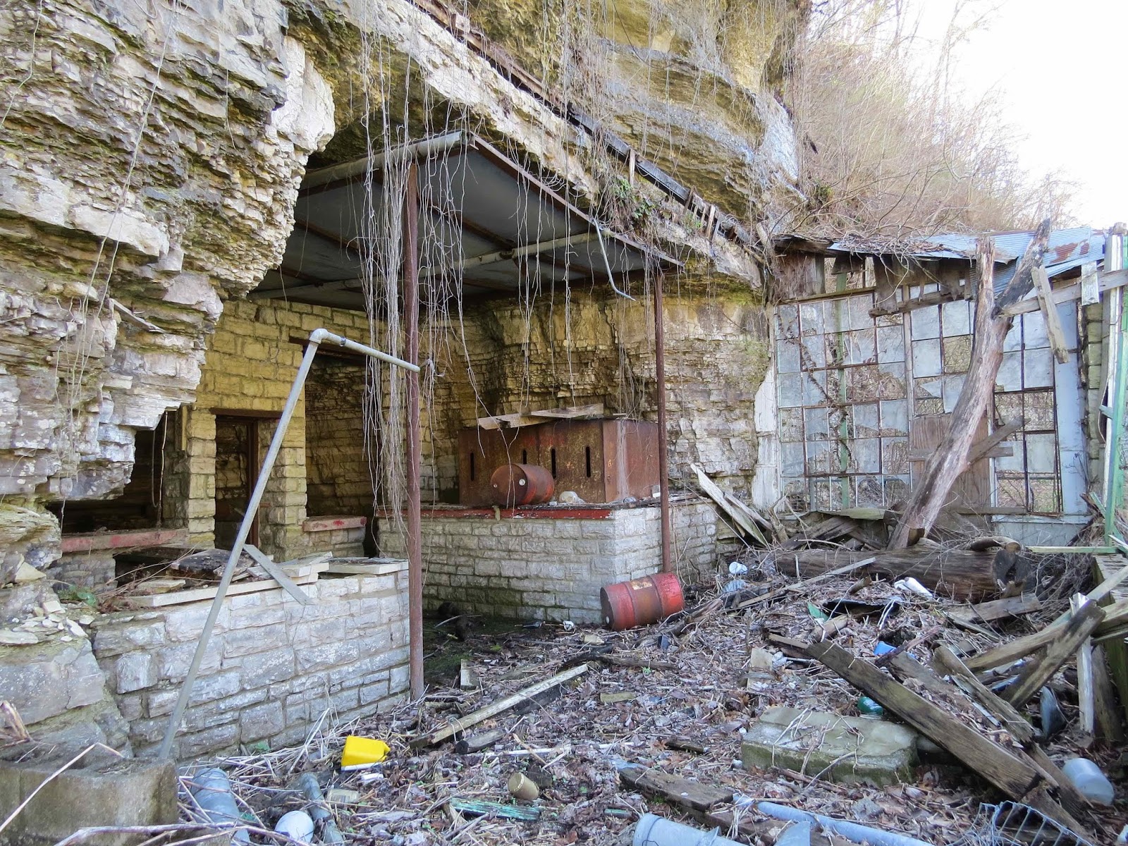 Just A Car Guy Chinn's cave house gas station.. sadly, wasn't a long