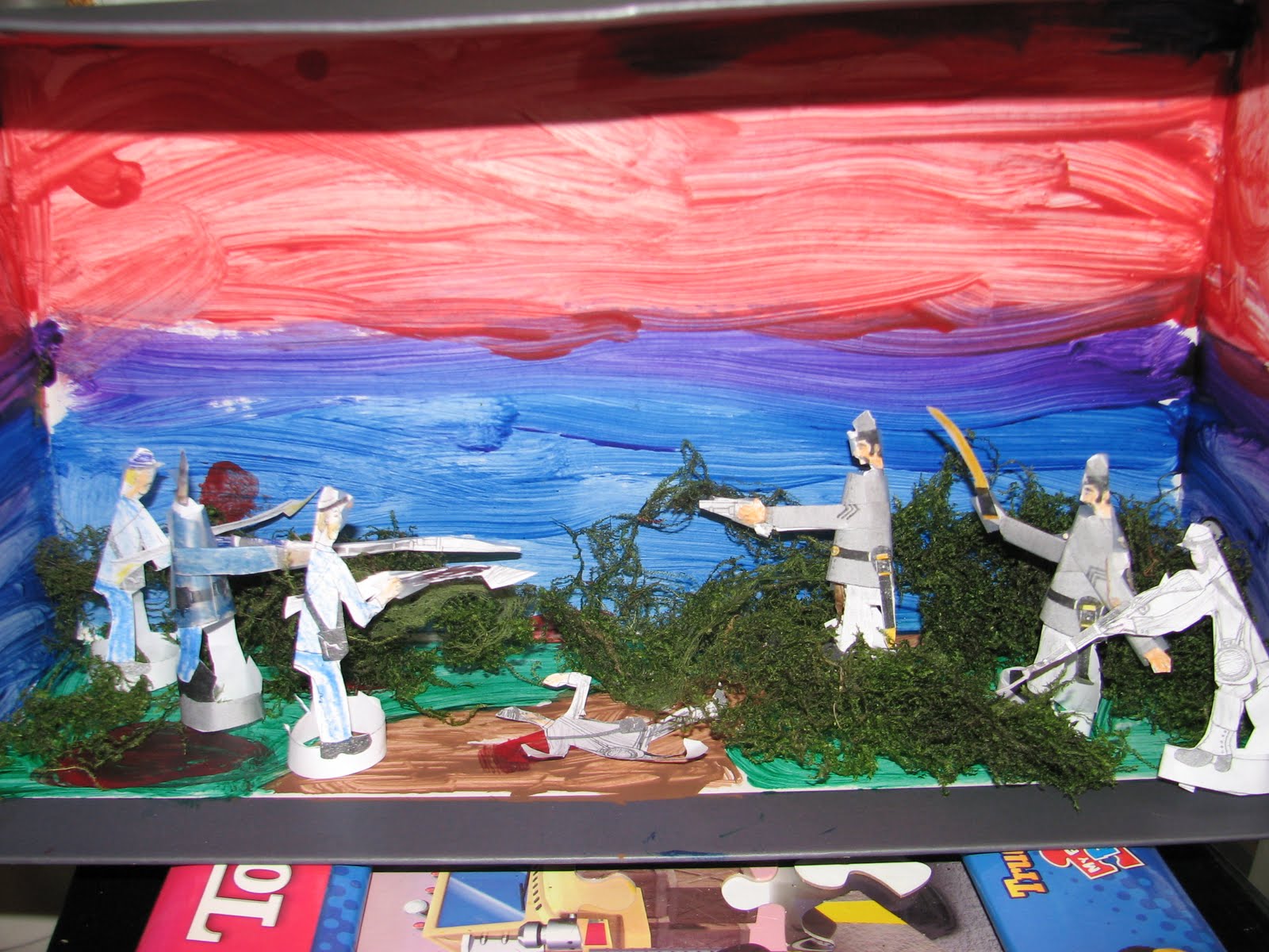 Zoom Times US History Diorama Madness
