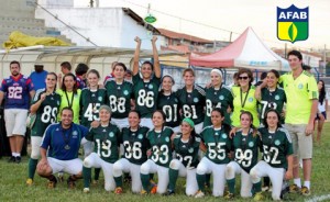 Palmeiras Locomotives Campeã do I Campeonato Brasileiro Feminino de Flag Football de 2012