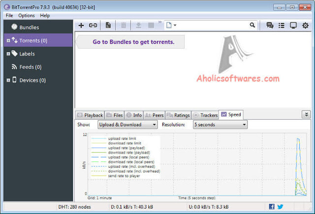 BitTorrent Portable BitTorrent Pro is a torrent client for sharing data via the BitTorrent protocol. The software enables users to share, search, download and upload application, music and video.