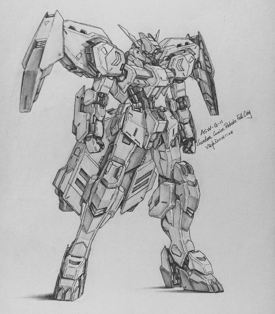 GUNDAM GUY: Awesome Gundam Sketches by VickiDrawing [Updated 2/9/17]