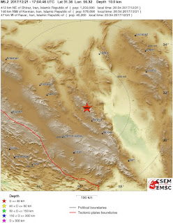 Cutremur moderat cu magnitudinea de 5,2 grade in centrul Iranului