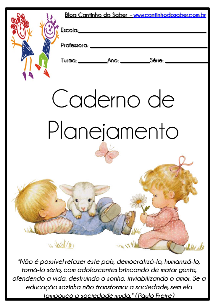 Educação 100%: Capas de Cadernos de Planejamento