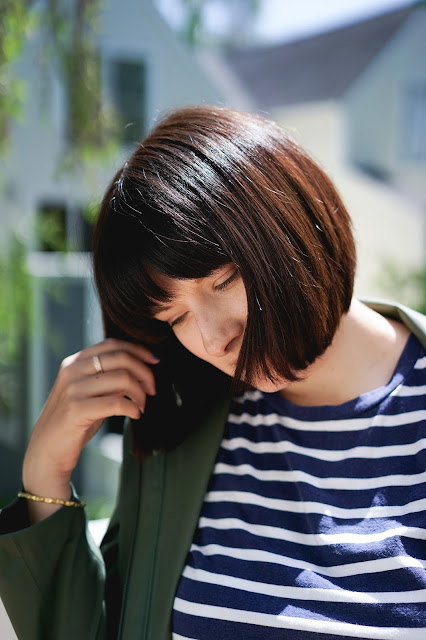 Whistles, Uniqlo, Stripes, Rain Jacket. April showers, OOTD, mom blogger, Fbloggers, Fashion