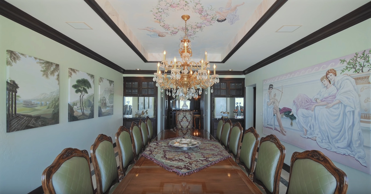 Tour 577 Ocean Blvd, Golden Beach, FL vs. 34 Mansion Interior Design Photos